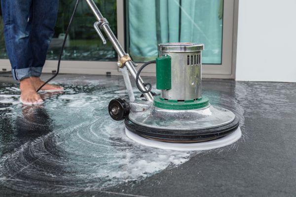 Patio Floor Polishing