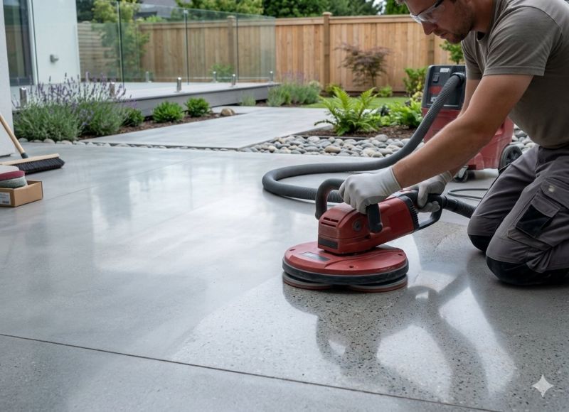 Concrete Basement Polishing in Louisville, KY